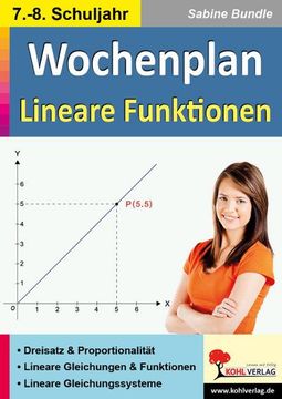 portada Wochenplan Lineare Funktionen / Klasse 7-8 (en Alemán)