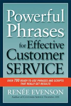 portada powerful phrases for effective customer service (in English)