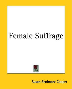 portada female suffrage (en Inglés)