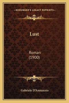 portada Lust: Roman (1900) (in German)