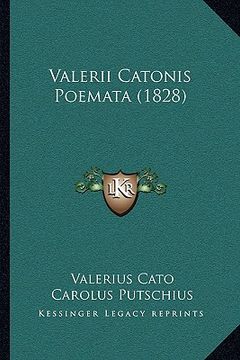portada Valerii Catonis Poemata (1828) (en Latin)