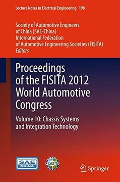 portada proceedings of the fisita 2012 world automotive congress: volume 10: chassis systems and integration technology (en Inglés)