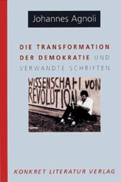 portada Die Transformation der Demokratie: Und verwandte Schriften (in German)