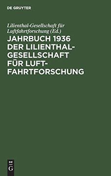 portada Jahrbuch 1936 der Lilienthal-Gesellschaft für Luftfahrtforschung (en Alemán)