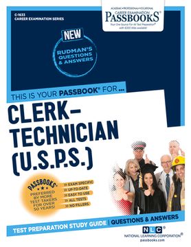 portada Clerk-Technician (U.S.P.S.) (C-1633): Passbooks Study Guide Volume 1633 (en Inglés)