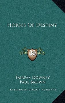 portada horses of destiny (en Inglés)