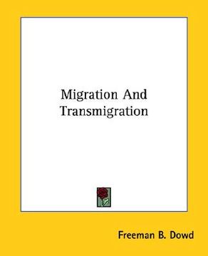 portada migration and transmigration (en Inglés)