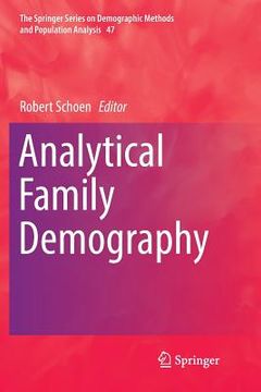 portada Analytical Family Demography (en Inglés)