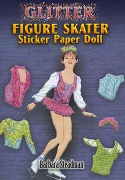 portada glitter figure skater sticker paper doll [with stickers]