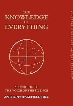 portada the knowledge of everything: according to the voice of silence (en Inglés)