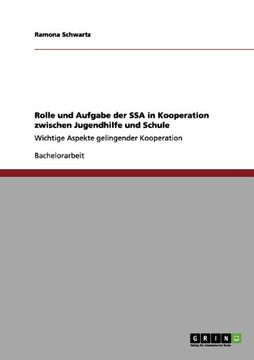 portada Rolle und Aufgabe der SSA in Kooperation zwischen Jugendhilfe und Schule