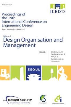 portada Proceedings of ICED13 Volume 3: Design Organisation and Management (in English)