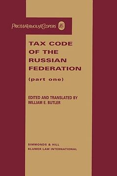 portada tax code of the russian federation, part one (en Inglés)