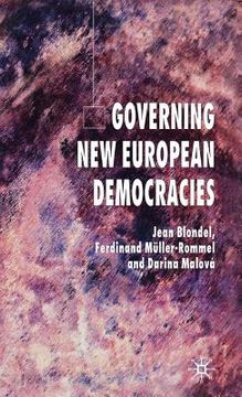 portada governing new european democracies (en Inglés)