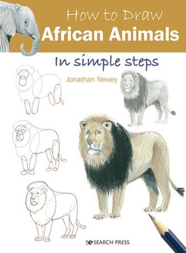 portada How to Draw African Animals in Simple Steps (en Inglés)