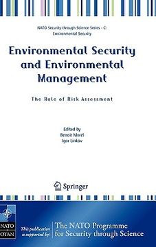 portada environmental security and environmental management: the role of risk assessment: proceedings of the nato advanced research workhop on the role of ris (en Inglés)