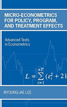 portada Micro-Econometrics for Policy, Program, and Treatment Effects (Advanced Texts in Econometrics) (en Inglés)