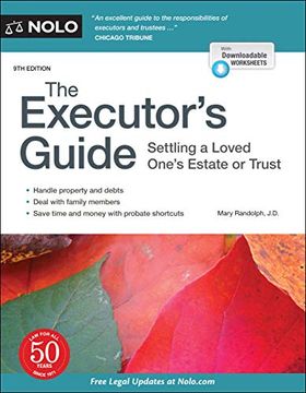 portada Executor'S Guide, The: Settling a Loved One'S Estate or Trust (en Inglés)