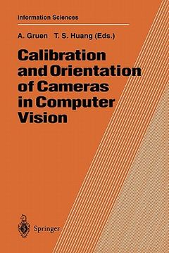 portada calibration and orientation of cameras in computer vision (en Inglés)