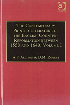 portada The Contemporary Printed Literature of the English Counter-Reformation Between 1558 and 1640: Volume i: Works in Languages Other Than English