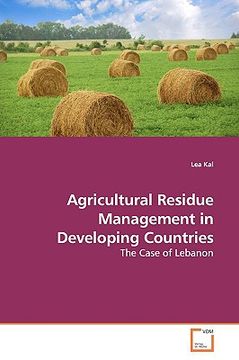 portada agricultural residue management in developing countries (en Inglés)