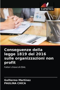 portada Conseguenze della legge 1819 del 2016 sulle organizzazioni non profit (in Italian)