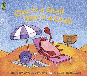portada One is a Snail, ten is a Crab: A Counting by Feet Book (en Inglés)