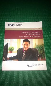 portada Cfa Level ii Alternative Investments and Fixed Income (Schweser 2012)