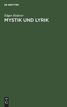 portada Mystik und Lyrik (en Alemán)