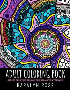 portada Adult Coloring Book: Stress Relieving Designs for Relaxation Volume 3 (Stress Relieving Coloring Books) 