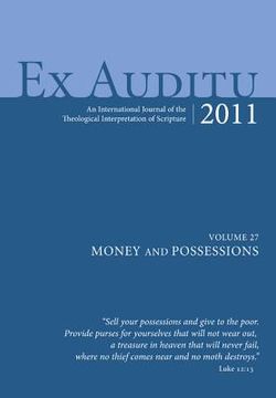portada ex auditu - volume 27: an international journal of theological interpretation of scripture (en Inglés)
