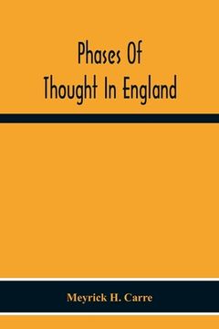 portada Phases Of Thought In England (in English)