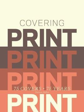 portada Covering Print: 75 Covers, 75 Years (in English)