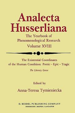 portada the essential coordinate of the human condition: poetic-epic-tragic: the literary genre (en Inglés)