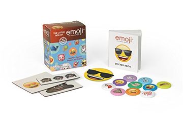 portada The Little Box of emoji: With Pins, Patch, Stickers, and Magnets! (Miniature Editions)