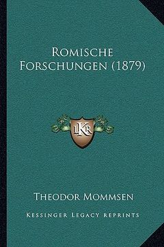 portada Romische Forschungen (1879) (in German)