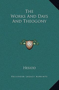 portada the works and days and theogony (in English)