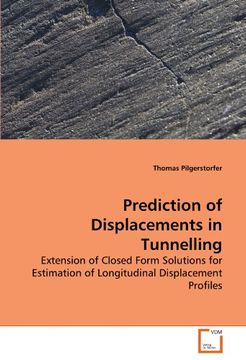 portada prediction of displacements in tunnelling (en Inglés)