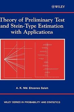 portada theory of preliminary test and stein-type estimation with applications