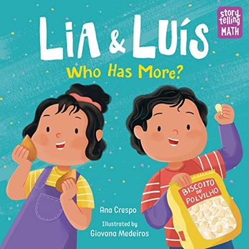 portada Lia and Luis: Who has More? 1 (Storytelling Math) (en Inglés)