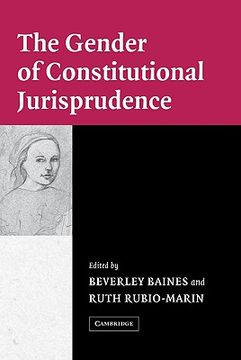 portada The Gender of Constitutional Jurisprudence (en Inglés)
