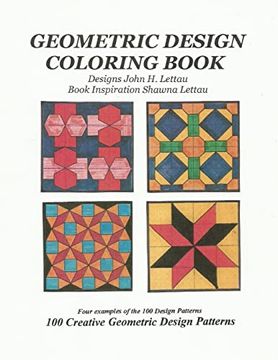 portada Geometric Design Coloring Book (en Inglés)