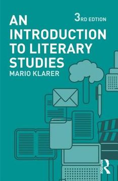 portada an introduction to literary studies (en Inglés)