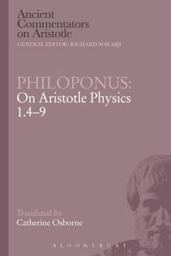 portada Philoponus: On Aristotle Physics 1.4-9