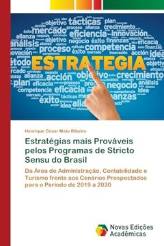 portada Estratégias Mais Prováveis Pelos Programas de Stricto Sensu do Brasil