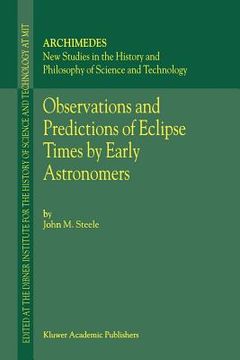 portada observations and predictions of eclipse times by early astronomers