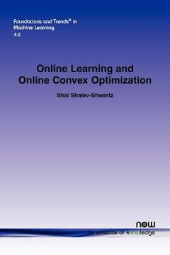 portada online learning and online convex optimization