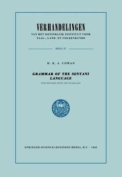 portada Grammar of the Sentani Language (en Inglés)