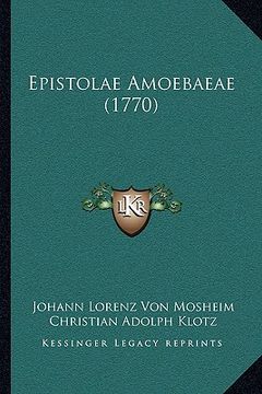 portada Epistolae Amoebaeae (1770) (en Latin)