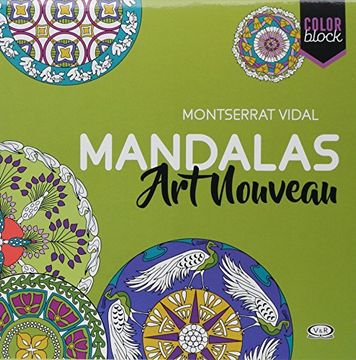 portada Mandalas art Nouveau Color Block